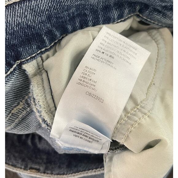 We The Free Free People Jeans Women's Size 27 High Rise Bootcut Button Fly - Picture 4 of 7